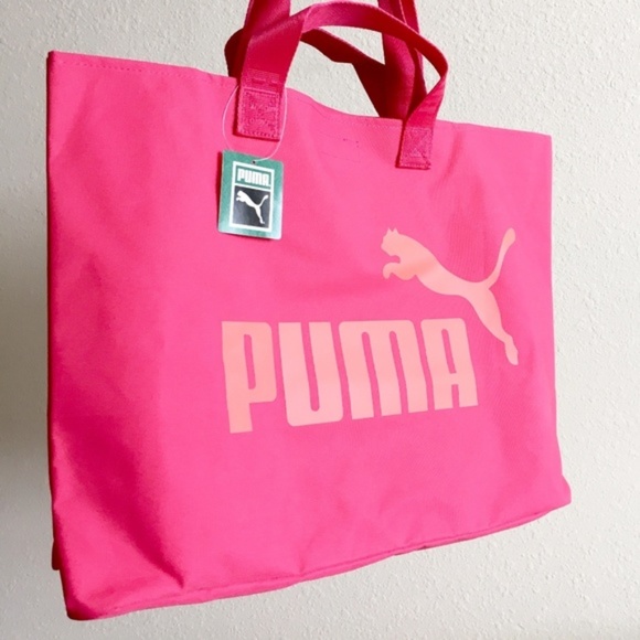 Puma Handbags - Puma Pink Harajuku Large Tote Bag Handbag